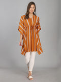 Women's Crepe Printed Kaftan Tunic Top